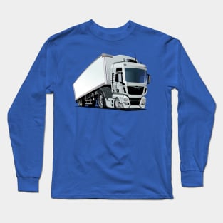 Cartoon semi truck Long Sleeve T-Shirt